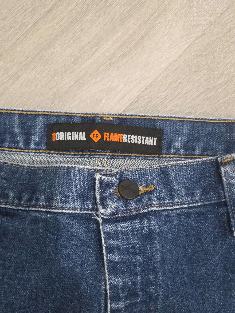Wrangler FR Flame Resistant Original Fit Denim Work Jeans 38x32